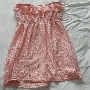 Pastel pink summer dress
